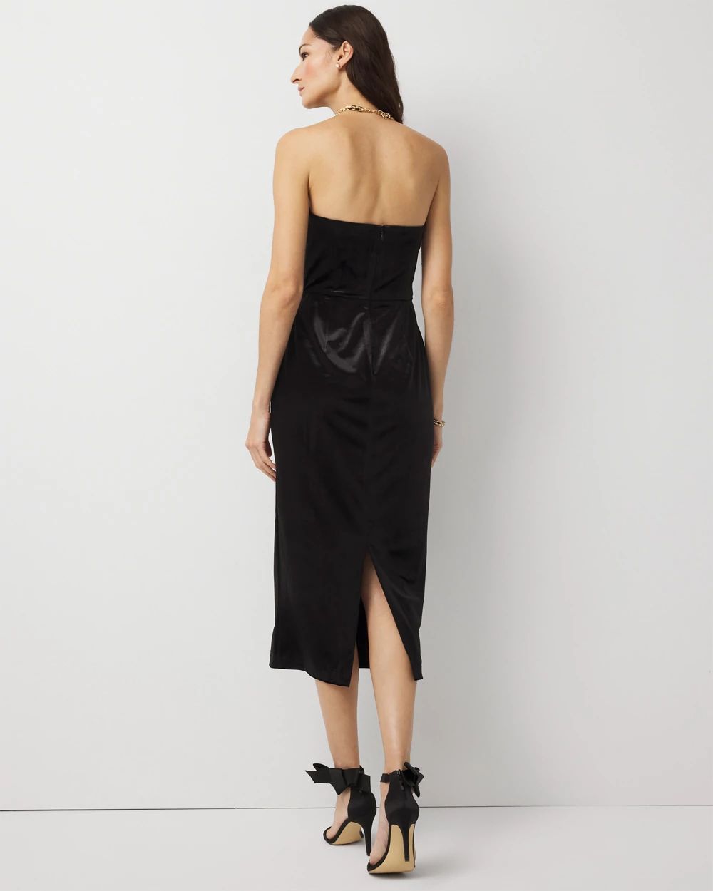 Velvet Midi Dress | White House Black Market